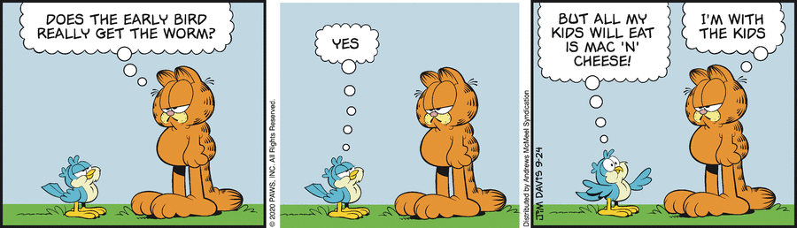 Garfield, September 24, 2020