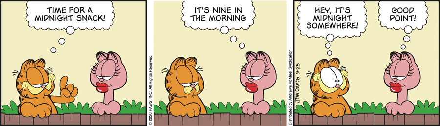 Garfield, September 25, 2020