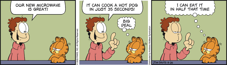 Garfield, September 26, 2020