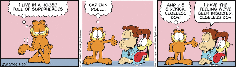 Garfield, September 30, 2020