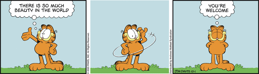 Garfield, October 1, 2020