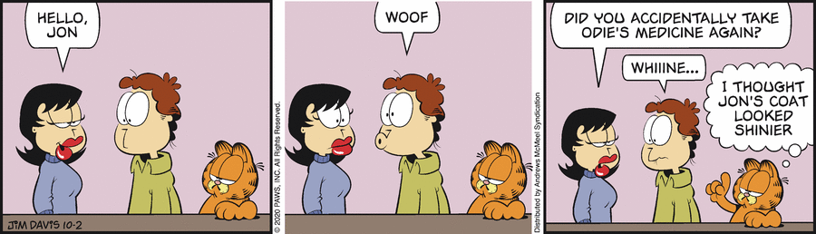 Garfield, October 2, 2020