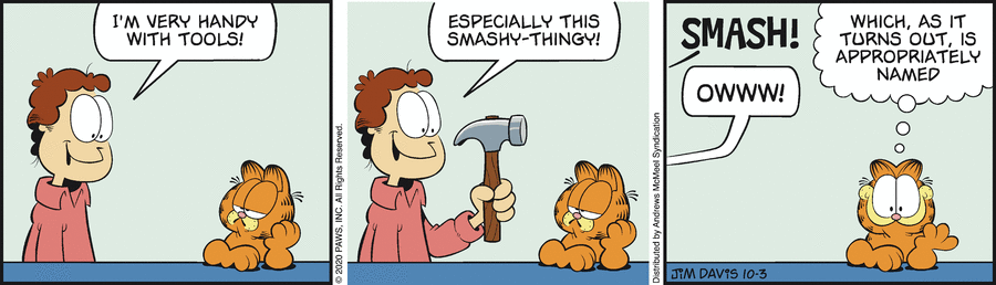 Garfield, October 3, 2020
