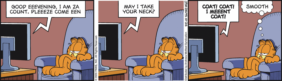 Garfield, October 26, 2020