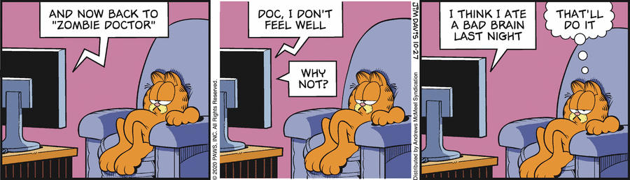 Garfield, October 27, 2020