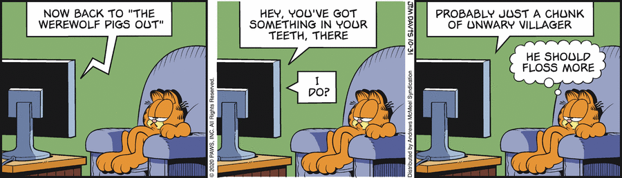 Garfield, October 31, 2020