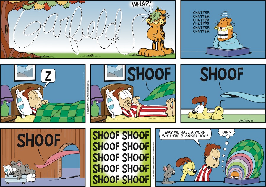 Garfield, November 1, 2020