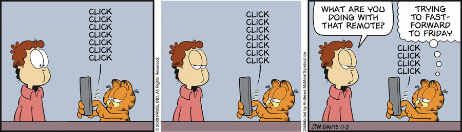 Garfield, November 2, 2020
