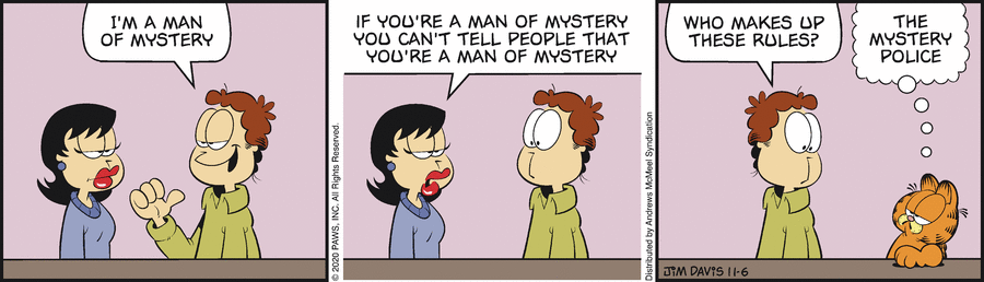 Garfield, November 6, 2020