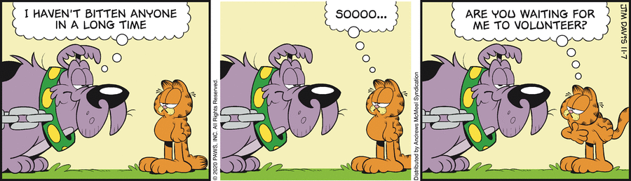 Garfield, November 7, 2020