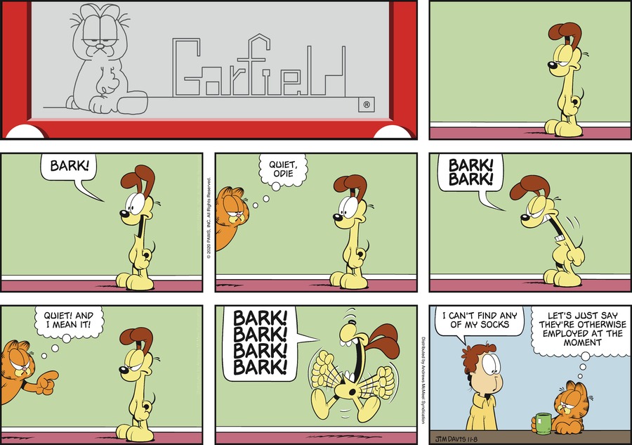 Garfield, November 8, 2020