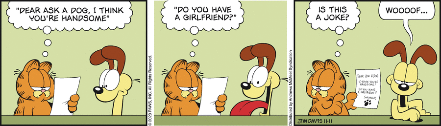 Garfield, November 11, 2020