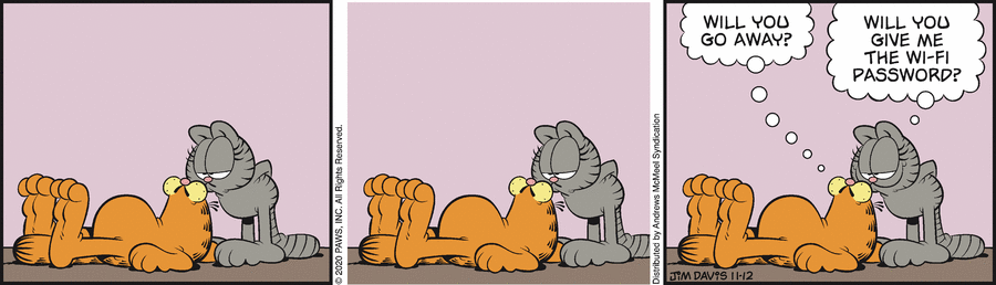 Garfield, November 12, 2020