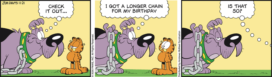 Garfield, November 21, 2020