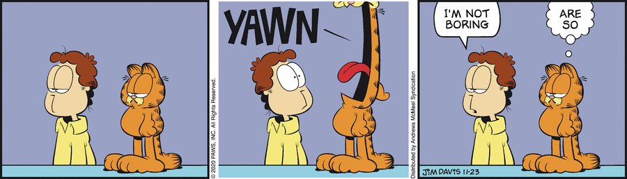 Garfield, November 23, 2020