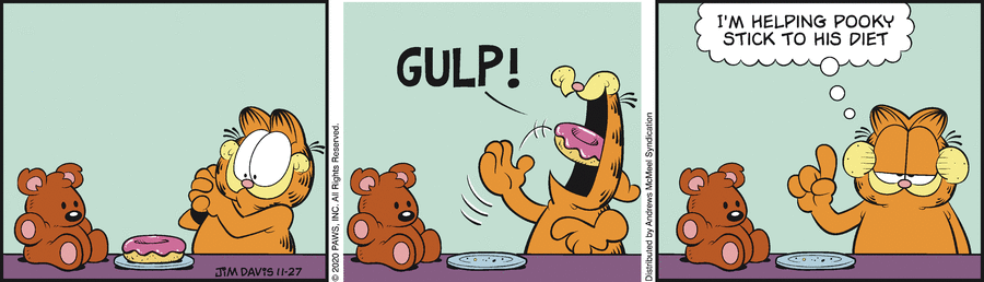Garfield, November 27, 2020