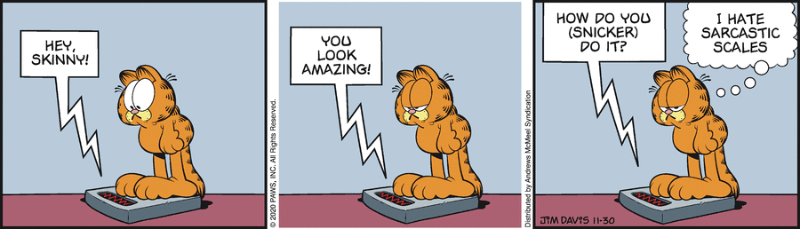 Garfield, November 30, 2020
