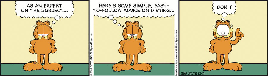 Garfield, December 3, 2020