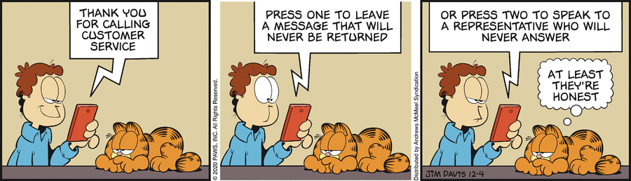 Garfield, December 4, 2020