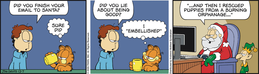 Garfield, December 7, 2020