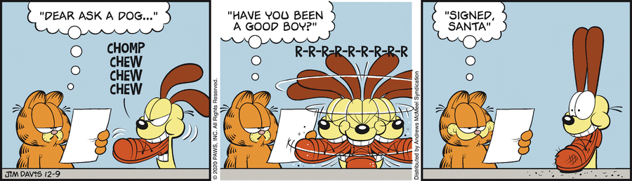 Garfield, December 9, 2020
