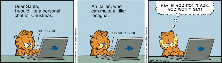 Garfield, December 16, 2020