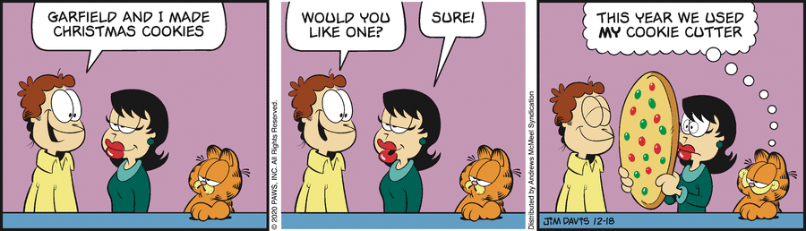Garfield, December 18, 2020