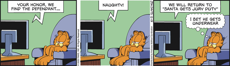 Garfield, December 19, 2020
