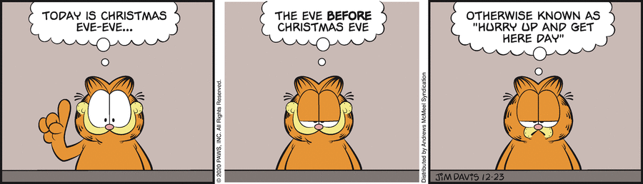 Garfield, December 23, 2020