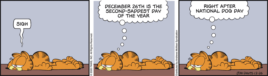 Garfield, December 26, 2020