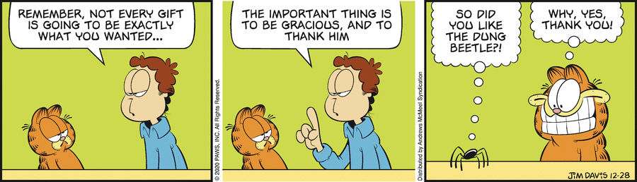Garfield, December 28, 2020