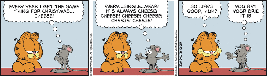 Garfield, December 29, 2020