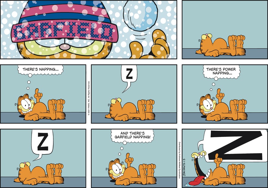 Garfield, January 3, 2021