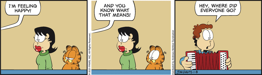 Garfield, January 8, 2021