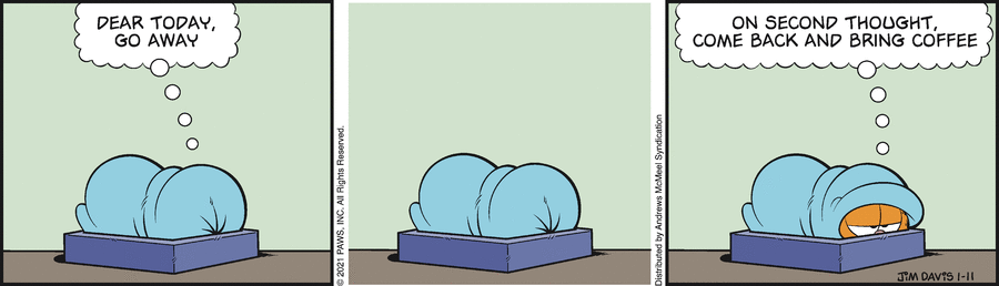 Garfield, January 11, 2021