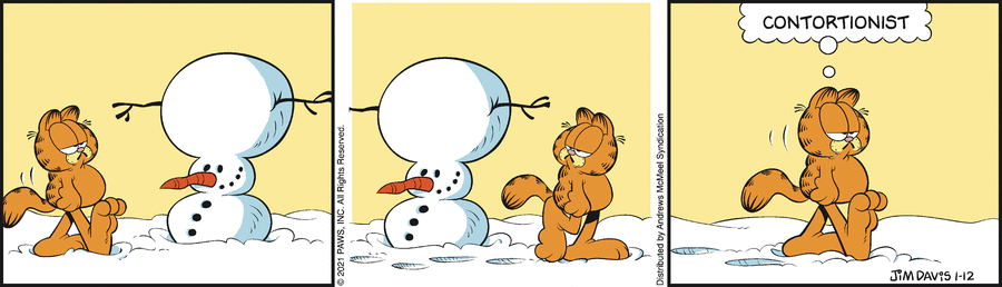 Garfield, January 12, 2021