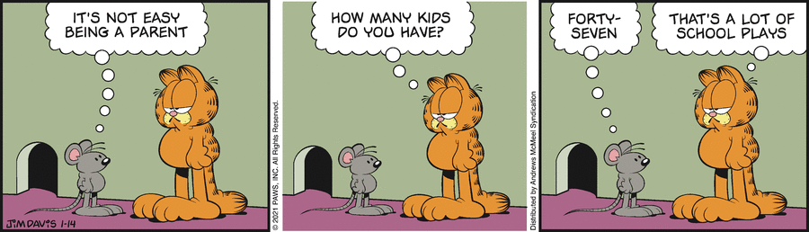Garfield, January 14, 2021