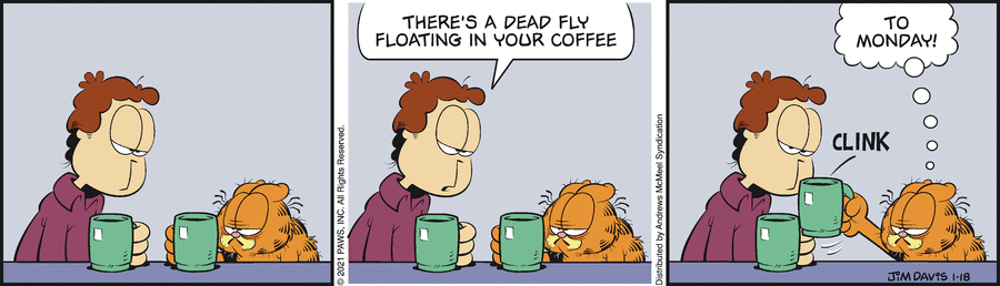 Garfield, January 18, 2021