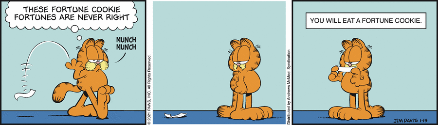 Garfield, January 19, 2021