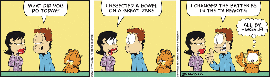 Garfield, January 22, 2021