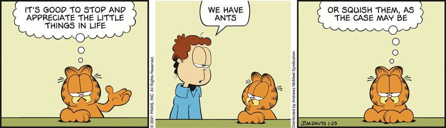 Garfield, January 23, 2021