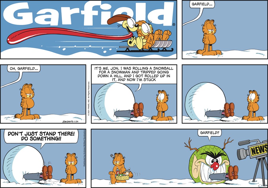 Garfield, January 24, 2021