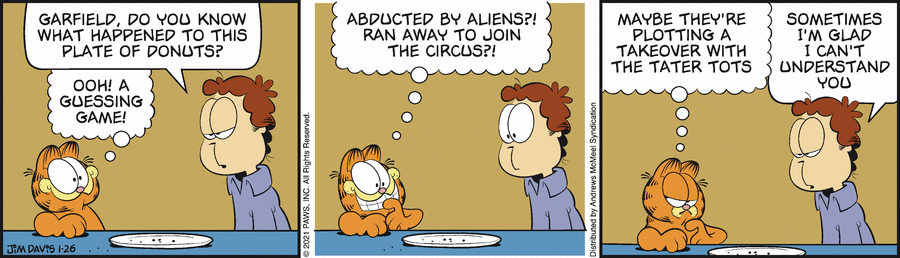 Garfield, January 26, 2021