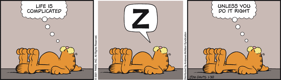 Garfield, January 30, 2021