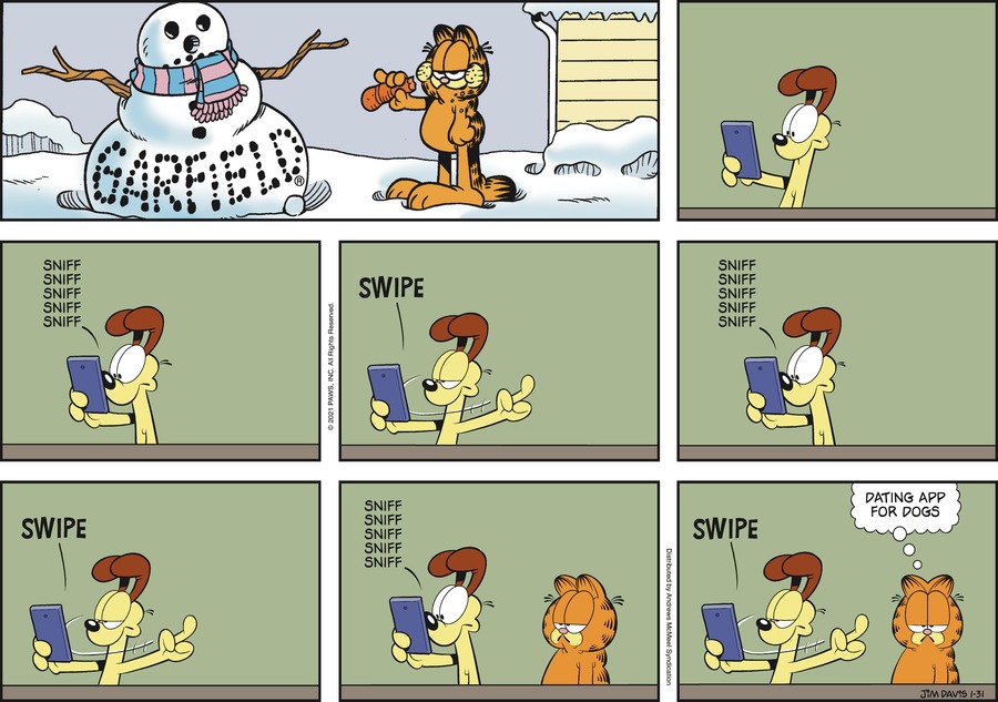 Garfield, January 31, 2021