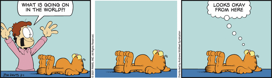 Garfield, February 1, 2021