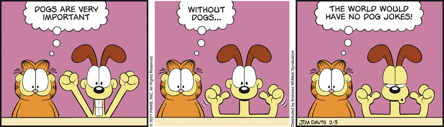 Garfield, February 3, 2021