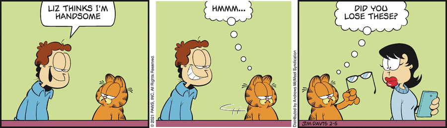Garfield, February 5, 2021