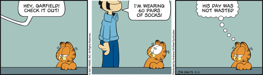 Garfield, February 11, 2021
