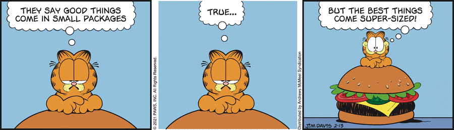 Garfield, February 13, 2021